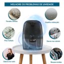 Ver imagem 4 de Desumidificador Antimofo Secar Ar Elétrico 600ml com Led Preto 110v/220v Importway Iwda001pt Peltier