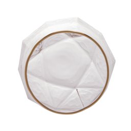 Copo Baixo 2pç Cristal 500ml c/ Borda Dourada Taj - Wolff - 4