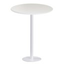 Ver imagem 1 de Mesa Pisa Beta Bistrô Fratini 107,50cm (a) Disco Redondo Branco Tampo Mdp Redondo Branco 80cm (l)