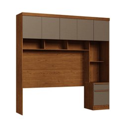 Guarda-Roupa Modulado Casal 11 Portas Infinity Marrom/Cedro/Duna - 9 Guarda-Roupa Modulado Casal 11 Portas Infinity Marrom/Cedro/Duna - 9
