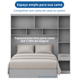 Guarda-Roupa Modulado Casal 11 Portas Infinity Marrom/Cedro/Duna - 15 Guarda-Roupa Modulado Casal 11 Portas Infinity Marrom/Cedro/Duna - 15