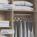 Ver imagem 6 de Guarda-Roupa Modulado Casal 11 Portas Infinity Marrom/Cedro/Duna