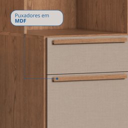 Guarda-Roupa Modulado Casal 11 Portas Infinity Marrom/Cedro/Duna - 10 Guarda-Roupa Modulado Casal 11 Portas Infinity Marrom/Cedro/Duna - 10