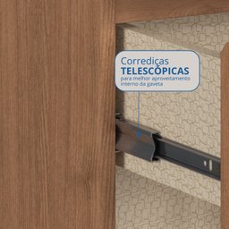 Guarda-Roupa Modulado Casal 11 Portas Infinity Marrom/Cedro/Duna - 7 Guarda-Roupa Modulado Casal 11 Portas Infinity Marrom/Cedro/Duna - 7