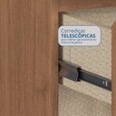 Ver imagem 7 de Guarda-Roupa Modulado Casal 11 Portas Infinity Marrom/Cedro/Duna