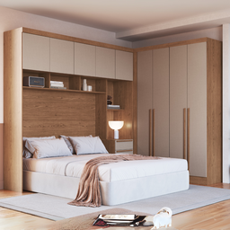 Guarda-Roupa Modulado Casal 11 Portas Infinity Marrom/Cedro/Duna - 1 Guarda-Roupa Modulado Casal 11 Portas Infinity Marrom/Cedro/Duna - 1