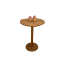 Ver imagem 3 de Mesa Lateral Monopé Design Orgânico 51cm - Mel