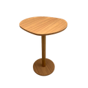 Ver imagem 4 de Mesa Lateral Monopé Design Orgânico 51cm - Mel