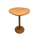 Ver imagem 4 de Mesa Lateral Monopé Design Orgânico 51cm - Mel