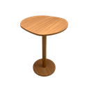 Ver imagem 1 de Mesa Lateral Monopé Design Orgânico 51cm - Mel