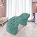 Ver imagem 2 de Maca Estofada Estética Cílios Salão Spa Suede Ísis Cor:azul Tiffany