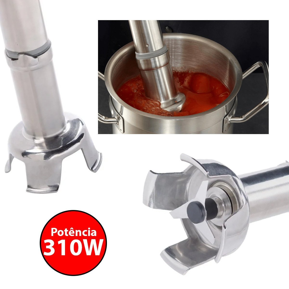 Mixer Triturador Industrial Compacto 310w Cmp250w Profissinal 230v