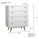 Ver imagem 5 de Cômoda Branca Retrô 35