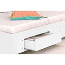 Ver imagem 7 de Cama Solteiro Ravena C/ 2 Gavetas Cinamomo/off White - Conquista