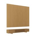 Ver imagem 3 de Rack com Painel Ripado para TV até 86 Polegadas 280cmx250cm Aruá CabeCasa MadeiraOriginals