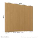 Ver imagem 4 de Rack com Painel Ripado para TV até 86 Polegadas 280cmx250cm Aruá CabeCasa MadeiraOriginals