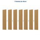 Ver imagem 5 de Rack com Painel Ripado para TV até 86 Polegadas 280cmx250cm Aruá CabeCasa MadeiraOriginals