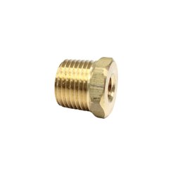Bucha Redutora 1/2 Npt Macho X 1/8 Npt Fêmea para Gás - 2