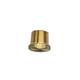 Bucha Redutora 1/2 Npt Macho X 1/8 Npt Fêmea para Gás - 3