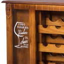 Ver imagem 3 de Balcão Adega com Porta Rolhas em Madeira Maciça 1 Gaveta e Pés Luiz Xv 5134 Genebra - Pinhão