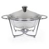 Rechaud Aço Inox Service Redondo Gourmet Mix - 1