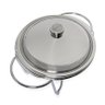 Rechaud Aço Inox Service Redondo Gourmet Mix - 4