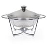 Rechaud Aço Inox Service Redondo Gourmet Mix - 2