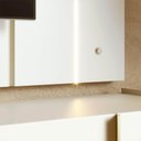 Ver imagem 7 de Painel para TV e Rack para Sala Gior 75 pol 240cm MDF-MDP com LED Off-Freijó Mpozenato