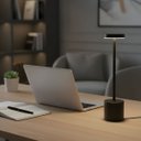Ver imagem 3 de Luminária de Mesa sem Fio com Acendimento Ao Toque 3 Tons de Iluminação Branco Frio Morno Quente