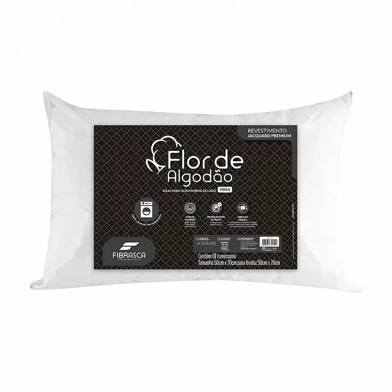 Ver imagem 1 de Travesseiro Flor de Algodão - Fibrasca