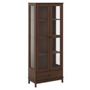 Ver imagem 7 de Cristaleira Ethos F06 2 Portas 3 Prateleiras com Gaveta Café Lyam Decor