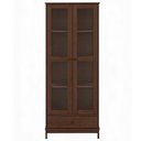 Ver imagem 3 de Cristaleira Ethos F06 2 Portas 3 Prateleiras com Gaveta Café Lyam Decor