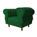 Ver imagem 2 de Kit 2 poltronas Chesterfield Capitonê Elisabeth Suede Verde Bandeira Decoração, Recepção, Salas de T