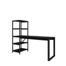 Mesa Innovare Escritório C/ Prateleira Industrial Mdf e Mdp - 3