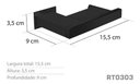 Ver imagem 3 de Saboneteira Inox Preto Fosco - Kromus RT0303B