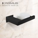 Ver imagem 4 de Saboneteira Inox Preto Fosco - Kromus RT0303B