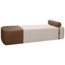 Ver imagem 2 de Puff Recamier Orgânico Diamante Casal 140cm Bouclê Facto - Sofa Store:bouclê Bege Marfim