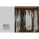 Ver imagem 7 de Guarda Roupa Solteiro 6 Portas e 2 Gavetas Verso Branco - Demóbile