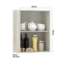 Ver imagem 4 de Armário Para Cozinha 60cm 2 Portas Legno Crema C/Concreto