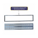 Ver imagem 3 de Kit 5 Ralo Grelha Linear e Caixilho Aço Galvanizado 20x100cm