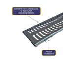 Ver imagem 4 de Kit 5 Ralo Grelha Linear e Caixilho Aço Galvanizado 20x100cm