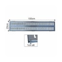 Ver imagem 5 de Kit 5 Ralo Grelha Linear e Caixilho Aço Galvanizado 20x100cm