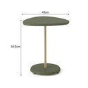 Ver imagem 4 de Mesa de Apoio Elegante para Sala de Estar com Estilo Contemporaneo Menta Bel