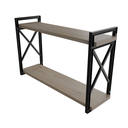 Ver imagem 1 de Prateleira Parede 2 Andares Madeira Pinus 15x60cm Suporta 30kg