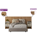 Ver imagem 5 de Cabeceira Casal Queen Laranjeiras 240cm Cor Carvalho Linea Brasil