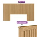 Ver imagem 3 de Cabeceira Casal Queen Laranjeiras 240cm Cor Carvalho Linea Brasil