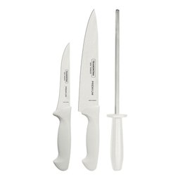 KIT - Faqueiro Premium 3 Peças + 1 Jogo de Facas com Chaira Premium 3 Peças - Tramontina - 4