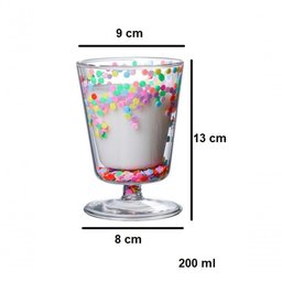 Copo de Vidro Bubble Cup Bolinha 200ml- Ilovecoffee - 3