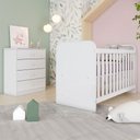 Ver imagem 1 de Quarto de Bebê Completo Labirinto 4 Gavetas Branco - Henn