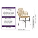 Ver imagem 3 de Cadeira Tropicalia em Junco Amendoa